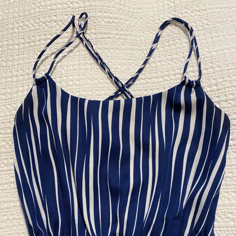 Banana Republic maxi dress with cross back detail